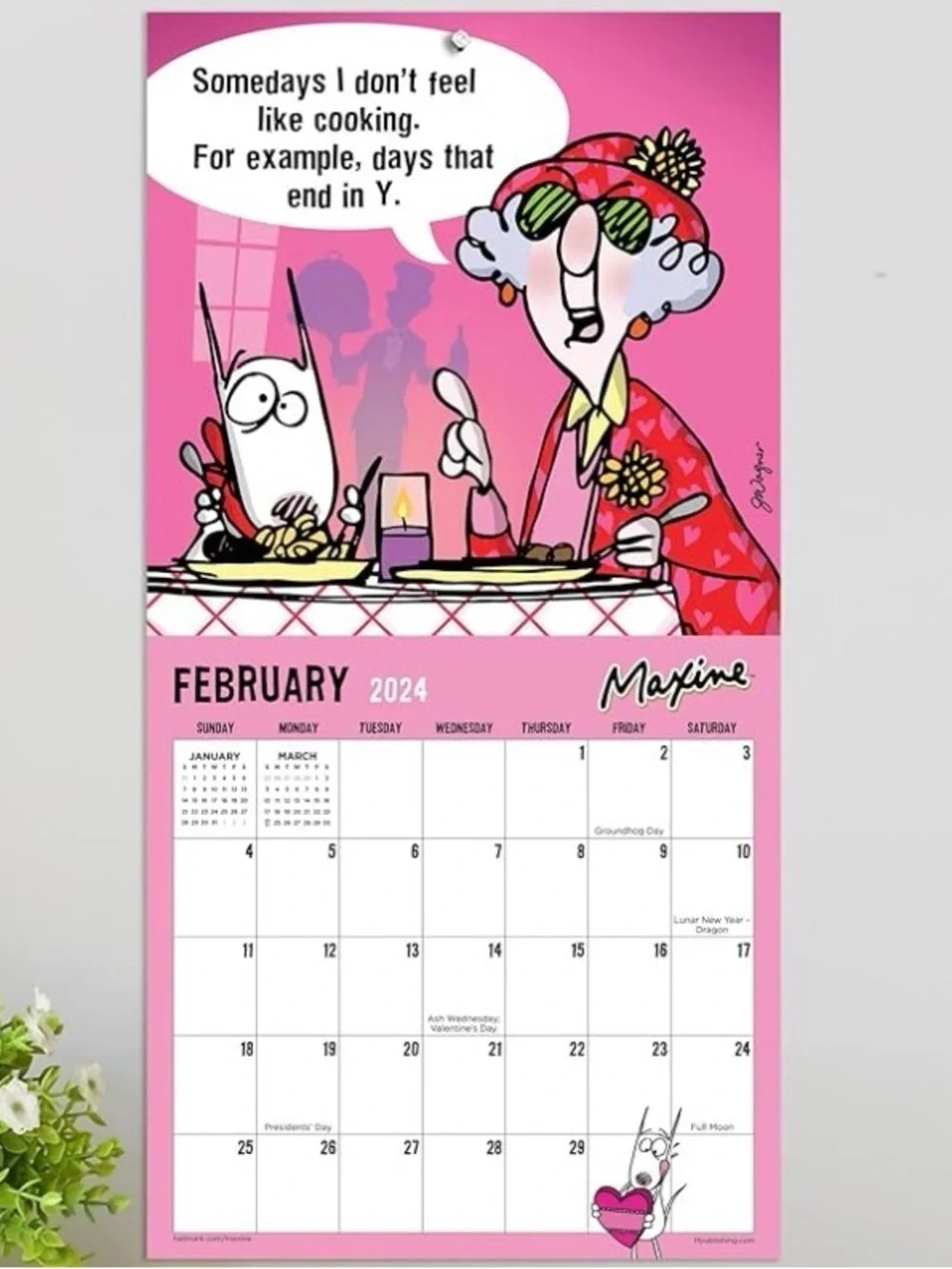 2024 Maxine Mini Calendar